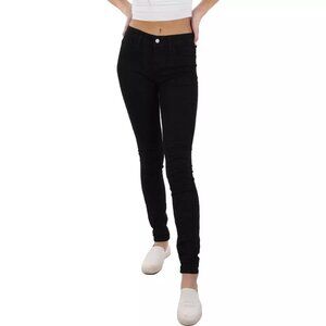 NWT $130 DSTLD Womens Mid-Rise Everyday BLACK Denim Skinny Jeans SIZE 32